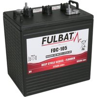 Fulbat Battery 6V 225(C20)/185Ah(C5) flooded lead acid FDC105