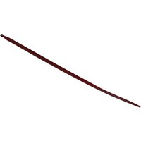 Kverneland Loader tine, straight, square section 36x1400mm, flattened tip with M20x1.5mm nut, red, KK221158