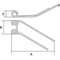 Vapormatic Hay tine VLH7029