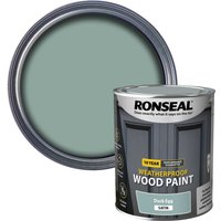 Ronseal 10 Year Weatherproof Wood Paint Duck Egg Blue Satin 750ml 38792
