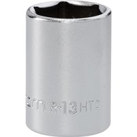 Facom R.13HT 6-Point Standard Socket 1/4in Drive 13mm in Silver