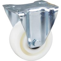 Tente Caster wheel rigid, polyamide wheel: diameter 125x50mm, plate fitting: 137x105mm Load: 700kg, 4688TOP125P63