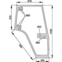 Kramp Door window D7126