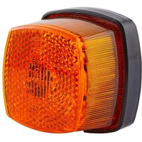 Hella Marker light 5W, square, 12/24V, amber, bolt on, 62xHella 2PS003057051