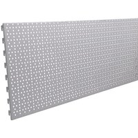 Vika Panel with hole 40x100 white / aluminium 57232104X