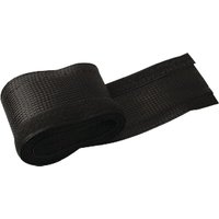 Elworks Hook and eye cable tube 1500mm black Fabric max. diameter 40mm 36212