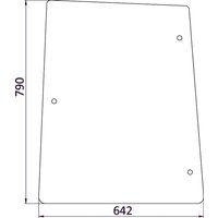 Kramp Side glass D6720