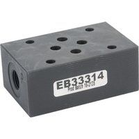 Kramp Msrng. plt. in P+T NG6 1/4 BSP KREV903MEETPT