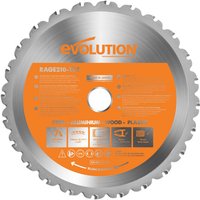 Evolution Multi-Material Mitre Saw Blade 210 x 25.4mm x 24T R210TCT-24MS