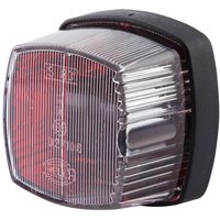 Hella Marker light 5W, square, 12V, red/white, bolt on, 62x40x62mm, 2XS005639001