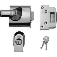 Yale BS1 Nightlatch 60mm Backset Chrome 6.3001E+11