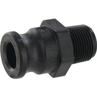 Banjo Camlock 2" male x 2" NPT male 200F