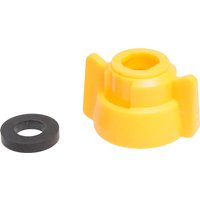 Arag Nozzle cap, bayonet, SW11, yellow, with gasket, 25 pack, 40290106P025