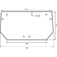 Kramp Rear window upper 00110806010N