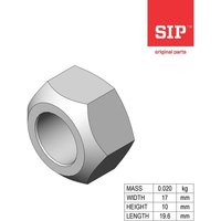 SIP.SI Nut M10 - 05 CD /ISO 10511 000250702