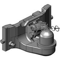 Scharmüller Tow ball coupler K80 390 mm 05639064A02