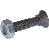 Kramp Plough bolt and nut M12x60 10.9, round countersunk square neck 1260109VK