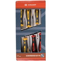 Kramp Screwdriver set slotted/Phillips 6-pieces 1808030106KR