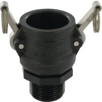 Arag Camlock Type B 1" male thread polypropylene 18104B