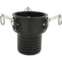 Arag Camlock Type C 4" hose end polypropylene 1810AC105