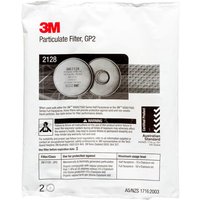 3M Dust filter, 2000 P2R (2P) 2128P02