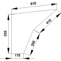 Kramp Door glass lower 258514210270N