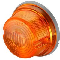 Hella Indicator light 18W, round, 12V, amber, bolt on, diameter 80mm, 2BA001259611
