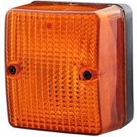 Hella Indicator light 21W, square, 12V, amber, bolt on, 2BA996012061