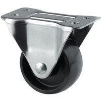 Tente Caster wheel rigid, polyamide wheel: diameter 65x30mm, plate fitting: 95x54mm Load: 120kg, 3438POO065P609554