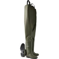Dunlop Chestwader UK: 10, green, PVC 388VP44