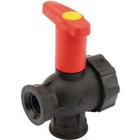 Arag Ball valve 1/2" - Continuous, long handle 3-way 45531112A