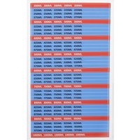 Hypro Labels for metering hose 60300008SP