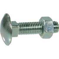 Kramp Coach bolt and nut DIN603 M10x120 steel zinc-plated 4.6 60310120