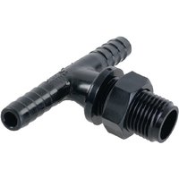 TeeJet T-hose connector 2x3/8"-11/16"AG 8120NYB406TD