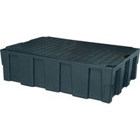 Cemo Drain pan plastic black 224L capacity 600kg 1205x805x340mm 8278CEMO