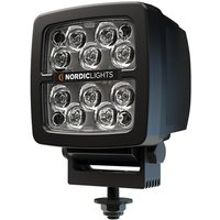 Nordic Lights Work light LED, 42W, 400lm, square, 12/24V, blue, bolt on, Deutsch 2-pin, spot, 10 LED's, Scorpius 400 Blue by 984801B