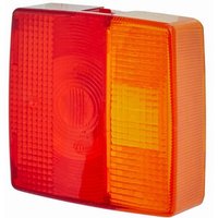 Hella Light lens, red/transparent/amber, square LH/RH/rear 9EL129519001