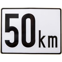 Unbranded Vehicle speed sign plastic BF50A