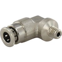 Kramp Push-in fitting diameter 6mm 90° male thread M6x1 CLWS6MK61