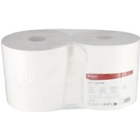 Kramp Paper towel, white roll, 28cm x 1,000m, 1ply, outer diameter 330mm, 2 rolls CP11103KR