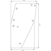 Kramp Door glass D7745T