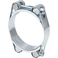 Kramp Hose clamp, 75-85mm double bolt, double band DIN912 zinc plated DBHC7585