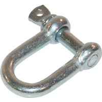 Kramp D-shackle 1" zinc plated DS25