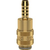 Lüdecke Quick release coupling with 8mm hosetail ESM8T