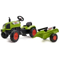 Falk Claas Tractor with trailer, excavator and opening bonnet F2041C