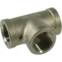 Kramp T piece S.S. 3xF 2 1/2" FG130212RVS