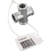 Kramp Cross piece female zn. 1/4" FG18014L