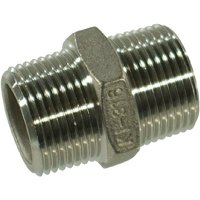 Kramp Nipple S.S. 2xM 1 1/4" FG280114RVS