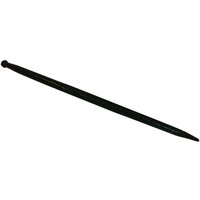 Battista Porteri Loader tine, straight, double T section 42x1100mm, pointed tip with M28x1.5mm nut, black, FT17