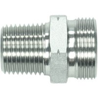 PH Hydraulik Male Stud coupling 10L x 1/4" NPT SS GES10L14NPTSS